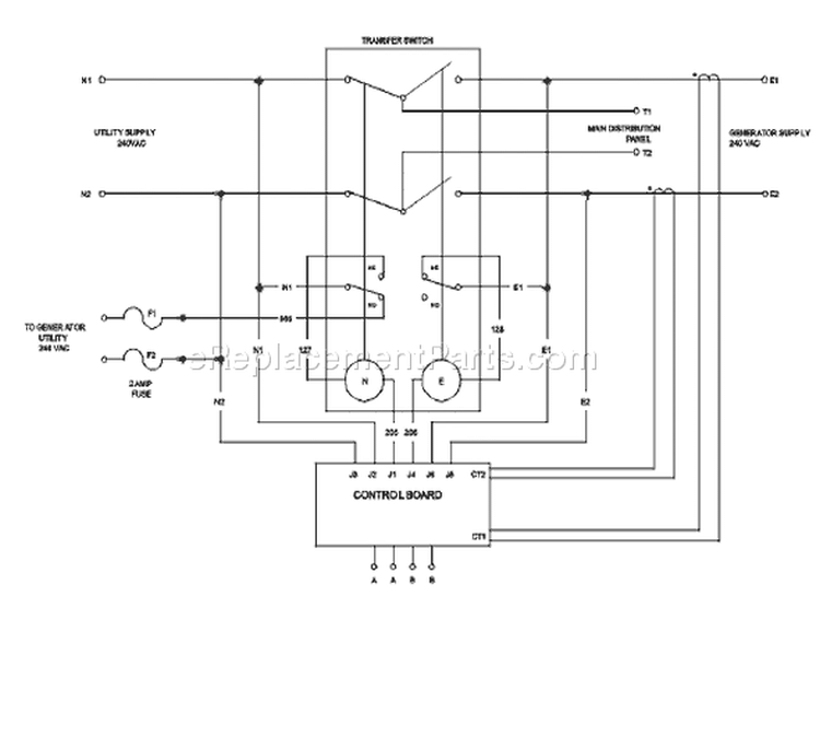 Page C Diagram and Parts List for 071037-0  Briggs and Stratton Generator